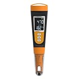 Digitale Wasseranalysatoren Multifunktions-Wassertester für Temperaturprüfung in Aquarien Pools Hydrokultur Kleiner Tester für Zuhause und Außenbereich