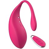 Defomy Vibrationseier für Frauen, Vibro ei Vibratoren für Sie Klitoris und G-punkt mit stoßfunktion, Funk Sex Spielzeug für Paare(Rosenrot)