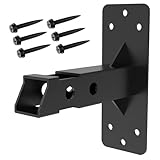 CROSSHIP 3,2 cm Anhängerkupplung, Wandhalterung, Fahrrad- und Laderegal zum Aufhängen, Garage, Wand-Organizer, Anhängerkupplung, Empfänger-Aufbewahrung, einfach zu laden, sicher und stabil, robustes