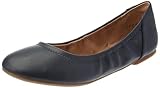 Amazon Essentials Damen Belice Ballerinas, Marineblau Kunstleder, 38.5 EU