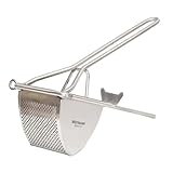 Westmark Kartoffelpresse, Mit Rund-Lochung, Rostfreier Edelstahl, Länge: 30 cm, Triangel, Silber, 61262260