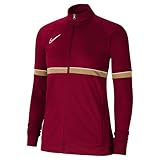 Nike Damen Academy 21 Knit Track Jacket Women Trainingsjacke, team red/white/jersey gold/white, L EU