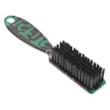 PartyKindom Retro Bartbürste für Männer Multifunktionale Haarbürste aus Langlebigem für Friseursalons zum Entfernen von Haaren und Styling Zufällige Farbvarianten