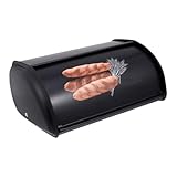 EXHUMKY 1Stück Metall Brotbox Kleiner Langlebiger Brotbehälter mit Luftdichtem Deckel für Optimale Aufbewahrung Platzsparende Aufbewahrungsbox für Brötchen und Snacks
