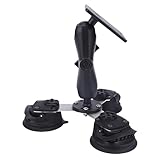 Jiawu Aluminium-Tablet-Halter, Stabil, Stark Belastbar, Saugnapf, Glas-Desktop-Tablet-Halter, für den Büro- und Heimgebrauch