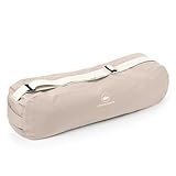 Lotuscrafts® Yogatasche PUNE aus Bio-Baumwolle, Fair & Ökologisch, Ideale Yoga Tasche für Yogamatte und Zubehör, Yogamattentasche mit Extra Fach, 72 cm x 18 x 15 cm
