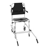 Treppenstuhl Evakuierungsstuhl bis zu 159kg Leichtgewichtiger Zusammenklappbarer Treppenstuhl für Heimen, Schulen, Pflegeheimen