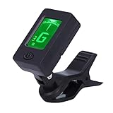 Ukulele-Tuner-Clip ON – Digitales Einstellwerkzeug, tragbarer -Tuner | Praktischer Ukulele-Tuner, einfache Konfiguration für präzise Noten, perfektes Zubehör für Gamer