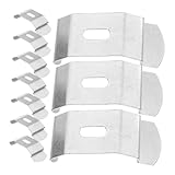Lurrose 1 Satz Jalousie-Installationscode vertikales blindes Accessoires Wandhalterung für Vertikaljalousien Raffrolloteile Vorhang-Lamellenhalterung Lamellendeckenhalterungen Eisen Silber