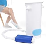 Molkor Strumpfanziehhilfe, Anziehhilfe für Socken, U-förmige Sockenanziehhilfe, Sockenanziehhilfe nach Hüftoperation, Socken Anziehhilfe für Senioren, Schwangere, Immobile Menschen (weiß)