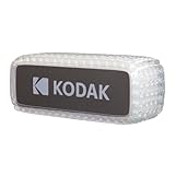 Kodak Bluetooth-Lautsprecher – wasserdicht IPX6, starker Sound 8 W, RGB-Beleuchtung, Akkulaufzeit 5 h, Verbindung Bluetooth V5.0 – Weiß