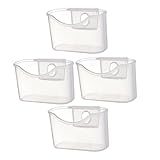 MAGICLULU 1 Satz Aufbewahrungskiste Paket Dosenhalter Kühlschrank Minikühlschrank Mit Gefrierfach Storage Boxes Aufbwahrungs-box Mini-kühlschrankhalter Mini-hängetui Pp Transparent 4 Stück