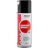 TESLANOL 26025 Kontaktspray für Elektronik / Schalter Autobatterie Motor / Elektro Kontaktreiniger entfernt Öl & Fett / T6 Oszillin Kontakt Spray / 200ml