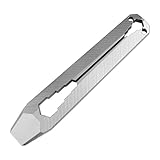 Amagogo Multitool für den Schlüsselbundschlüssel, multifunktional, praktisch für Männer, nützliches Gadget, kleines Taschenwerkzeug für Rucksackreisen und, 10x2cm