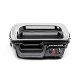 Tefal Kontaktgrill 2in1 GC3050 | Sandwichmaker | aufklappbar als Tischgrill/BBQ mit doppelter Grillfläche | regelbarer Thermostat | antihaftbeschichtet | 2000W | 38.3x21x38.8cm