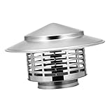 VICASKY Schornsteinkappe Schirmform Regenhaube Für Kaminrohre Und Vögeln Langlebige Kaminabdeckung Für Funktionalität