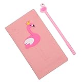 STOBOK Flamingo-Notizbuch Mit Stift Flamingo-Kindertagebuch Mädchen-Flamingo-Tagebuch Notizbuch Tagebuch Für Das Schulbüro
