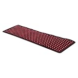 LENDISIY Rotlicht-Therapiematte, Infrarot Rotlicht Therapie Pad, Infrarottherapie & Rotlichttherapie zur Schmerz, mit 3 Helligkeitsstufen Wählen