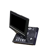 KJUEQ 9.8 Tragbarer DVD-Player HD-Videoplayer AV-Eingangsausgang Auto-Mini-TV-Wiedergabegerät(EU Plug)