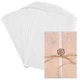 50 Briefumschläge Umschläge Durchscheinend Pergamentumhüllen Einladungen Pergamentpapier Geburtstagskarten Hochzeitseinladungen Einladungsumschläge Einladungskarten Umschläge, Druckbar und übertragbar