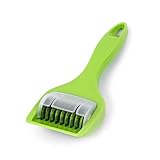 BESTonZON Kräuterschneider Gemüseschneider Edelstahl Zwiebel Slicer Knoblauch Chopper Shredders Essen Slicer Cutter