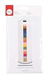 Rayher 3102600 Verzierwachs, Set 18 Verzierwachsplatten, Farben sortiert, je 10 x 5 cm, Wachs zum Kerzen verzieren, Kerzenwachs, Wachsfolie, Bunt