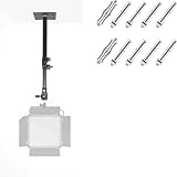 NEWFUN 2PCS Wandmontage Ausleger Boom Arm, Lichtstativ mit Boom Arm, Galgenstativ, 35-55CM, mit 3/8' 1/4' Gewinde Universal Adapter für Fotostudio Videoleuchten Regenschirme Reflektoren