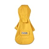 Hunde Regenmäntel Mit Kapuze Katzen Regenbekleidung Welpen Regenkleidung wasserdichte Hundejacken Overalls Outdoor Walking Regenanzug Hunde Regenmantel Reflektierende Kleidung