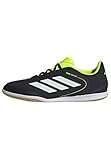 adidas Unisex COPA Court Club Indoor Football Boots Fußballschuhe, core Black/FTWR White/Lucid Lemon, 43 1/3 EU