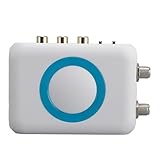 Luocute HDM66 High Definition Modulator, RF Modulator mit PAL NTSC TV Format 1080P PLL Control AV RF Ausgang für CATV Home HD Multimedia