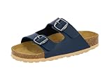 Lico Jungen BIOLINE KIDS Pantoletten, Blau Marine, 33 EU