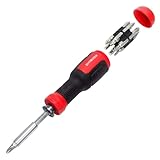 SHARDEN Multibit Schraubendreher 13-in-1 Magnetische Bohrer Verlängerung Schraubendreher Set Multitool All in One mit Torx, Schlitz, Kreuzschlitz, Sechskant,Pozidriv und 1/4 Mutternschlüssel