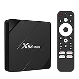 Puersit Android 10.0 TV Box, Allwinner H313 Quad-Core 64bit Quad Core Arm Cortex A53 CPU,2GB RAM 8GB ROM G31 OPenGL 3.2 Unterstützt 2,4G 5.8GHz WiFi mit 4K UHD und 100M LAN Ethernet Android Box