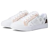 GUESS Damen Loven Sneaker, Weiß/Pink, 37 EU
