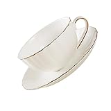 FELTECHELECTR 1 Satz Kaffeetassen-Set kaffeeservice kaffeeservies milchkaffeetassen Cappuccino-Becher Cappuccino-Tassen und Untertassen Teetasse Kaffeetasse mit Untertassen-Kit Knochenporzellan