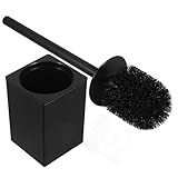WEKADRIN Toilettenbürste mit Halter ohne Bohren Lange Borsten Weiche Bürste für Schonende Reinigung Stabiler Halter für Badezimmer und Wc Hygienisch und Praktisch zur Tiefenreinigung
