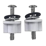 babominimer Edelstahl-WC-Tankschrauben-Set, kompatibel mit verschiedenen WC-Modellen und Größen, inklusive Muttern und Montageschlüssel für zuverlässige Befestigung und Langlebigkeit