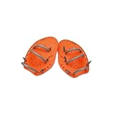 Zoggs Unisex-Adult Matrix Hand Paddles Medium Handpaddel für Schwimmer, Orange, M