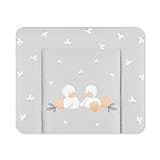 Julius Zöllner® Wickelauflage Softy 65x75 cm - weiche Wickelunterlage - Baby Wickeltischauflage - Folie, wasserdicht & abwischbar - Made in Germany - OEKO-TEX Standard 100 - Quack