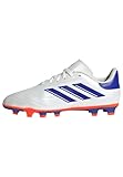 adidas Unisex COPA Pure II Club Football Boots Flexible Ground Fußballschuhe, Cloud White/Lucid Blue/Solar Red, 36 EU