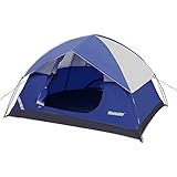 Mansader 2-3-Mann-Zelt, wasserdicht, winddicht, leicht, einfach aufzubauen, Kuppelzelt mit Tragetasche für Outdoor, Garten, Rucksackreisen, Wandern, Reisen