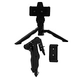 Angoily 2 STÜCK Handy Stativ Kompakt Faltbar mit Verstellbarer Halterung und Stabiler Unterstützung für Smartphone Fotos und Videos Flexibler Desktop Selfie Ständer für Outdoor und