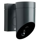 Somfy 1875326 – Outdoor Camera anthrazit, WLAN-Außenüberwachungskamera mit intelligenter Erkennung, 1080p Full HD, 110 dB Sirene, Anschluss an vorhandene Lampe möglich