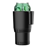 Car Cup Cooler - Reisebechhalter für Getränke | Kompakte Heizkühlbechstation, multifunktionales Getränkewärmer, Kaffeewasser -Soda -Flaschenstütze, Autoplumkontrolle für den Einsatz von Fahrzeugen