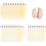 24 Stück Blasenpflaster, Hydrokolloid Pflaster Blasenpflaster Ferse Gel Pflaster Blister Pads Wasserdichte Selbstklebend Pflaster für Finger Zehen Vorfuß Ferse