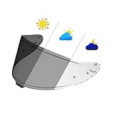 Motorrad Helmvisier, photochromer Schild for SHOEI Z8 X15 RF1400 CWR-F2 NXR1/2 X14 Z7 CWR1 RF1200 Xspirit GT Air1/2 Neotec TC-5/9 Helmvisier (Z8 klar)(Z8 Clear)