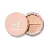 e.l.f. Halo Glow Setting Powder, Seidig, Verwischend, Glättet, Minimiert Poren Und Feine Linien, Erzeugt Einen Weichen Fokus-Effekt, Halbmattes Finish, Vegan & Tierversuchsfrei, Medium, 6,8 g