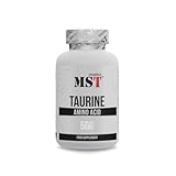 MST Nutrition Taurin – Hochdosiertes Aminosäuren-Supplement – 100% reines Taurinpulver – Unterstützt Fokus und Leistung – Ohne Zusatzstoffe – Made in Germany (120 Kapseln)