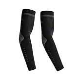 Lifup Armlinge mit Sonnenschutz UPF 50+ für Damen & Herren - Ideal für Gaming, Outdoor-Arbeit Schwarz Einheitsgröße