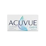 ACUVUE OASYS MULTIFOCAL Kontaktlinsen – Gleitsichtlinsen für den Nah-, Zwischen- und Fernbereich – -2.00 dpt und BC 8,4 – Addition L – Mit UV Schutz und Austrocknungsschutz – 6 Linsen